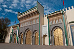 Gates of the Royal Palace of Fez (the gates were crafted in the 20th century but the palace has been established here since the late 13th century)