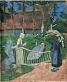 Paul Sérusier : La barrière fleurie, Le Pouldu (1889).