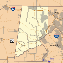 Lawrenceville is located in Dearborn County, Indiana