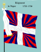 régiment de Vigier de 1753 à 1756