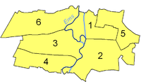 Lage der Mitgliedsgemeinden in der Samtgemeinde Lathen