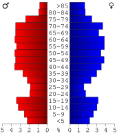 Bevolkingspiramide Montmorency County