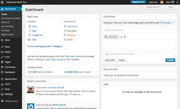 Dashboard di WordPress