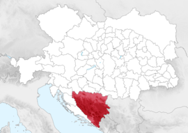 A Kondinum (vörös) az Osztrák–Magyar Monarchiában (fehér)