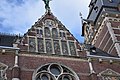 Pignon droit sur la façade nord du Rijkmuseum.