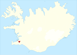 Location of Kópavogur