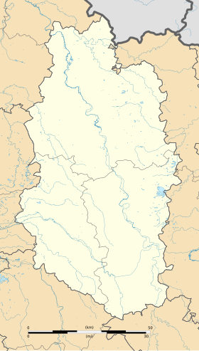 Voir sur la carte administrative de la Meuse