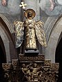 L'angelo anemografo (post-1336, ante-1426) ai tempi della sua collocazione all'interno del duomo (ora al museo diocesano)
