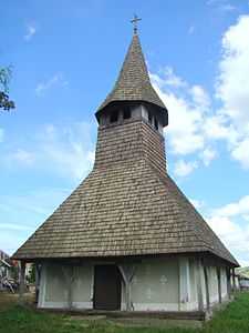 Wooden church in Vârciorog village