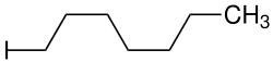 Strukturformel von 1-Iodheptan