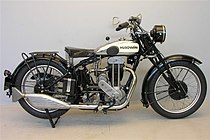 Husqvarna 50 TVA (500 cc JAP-motor) uit 1931