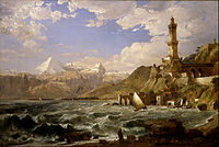 The Coast of Genoa, 1854