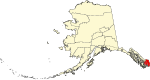 State map highlighting Ketchikan Gateway Borough