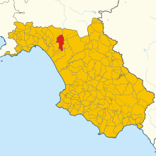 Localisation de Montecorvino Rovella