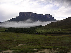 Tepuy Kukenan (couronne nuageuse).