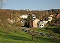 Slottsruinen Dorneck sett fra Goetheanum.