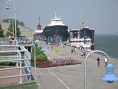 Secteur est du Vieux-Port de Trois-Rivières.