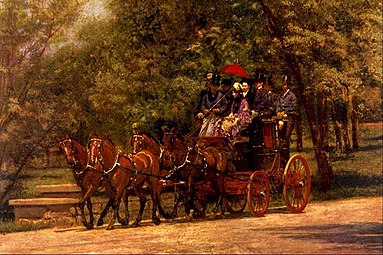 The Fairman Rogers Four-in-Hand, by Thomas Eakins, Fairmount Park, Philadelphia, 1880