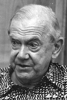 Graham Greene angol író, 1975 Fortepan 84697 (cropped).jpg