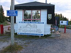 Camping municipal, poste d’accueil 2006