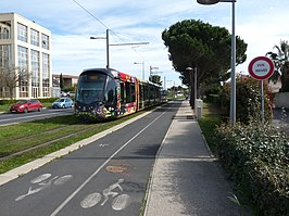 Tram naar Montpellier