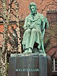 Søren Kierkegaards Denkmal, Garten Dänische Königliche Bibliothek, Kopenhagen (1879)