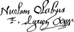 Signature de Miklós Oláh