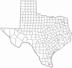 موقعیت Sebastian, Texas