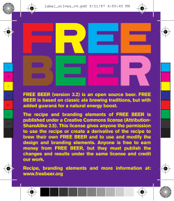 Label of Free Beer 3.2.