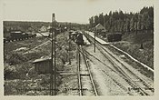 Strømmen station, någon gång på 1920-talet.