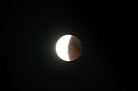Eclipse visto desde Bremerhaven, Alemania.