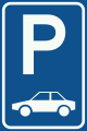 E8. Parkeergelegenheid alleen bestemd voor de voertuigcategorie die op het bord is aangegeven