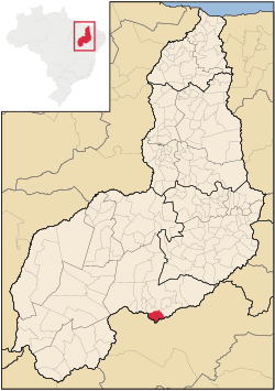 Localização de Fartura do Piauí no Piauí