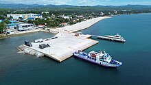 Pier 88 with moored passenger ferries. Waiting room in the background , facility managed by Topline company. Photo: Bart Sakwerda/Budots Media