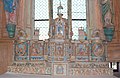 Chapelle Notre-Dame de Locmaria-an-Hent : le retable du maître-autel, vue d'ensemble.