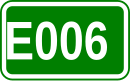 Zeichen der Europastraße 006