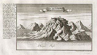 Трахтемирів, гравюра 1687 року