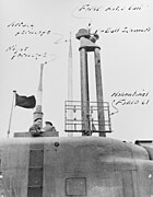 Angriffsperiskop und Nachtperiskop auf einem U-Boot