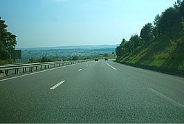 de A28 bij Neufchâtel-en-Bray