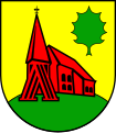 Kirche im Wappen von Hohenaspe