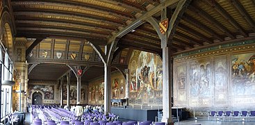 Der Saal in der Kaiserpfalz Goslar besaß eine Warmluftheizung.