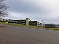 The building constructed in 1972 as viewed from the Staff Car Park