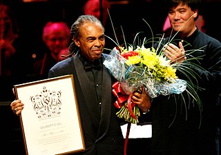 Polar Music Prize till Gilberto Gil, 2005.