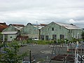 Derelict iron sheds, now demolished