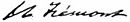 Firma di John Charles Frémont