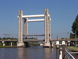 Hoge Gouwespoorbrug te Gouda