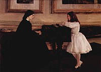 Al Piano, de Whistler, 1858-1959.