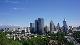 Urumqi skyline