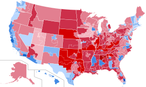 نتایج برحسب حوزه‌های انتخابیه کنگره