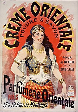 Crème orientale. Parfumerie orientale, 17 & 19 rue de Maubeuge, Paris.